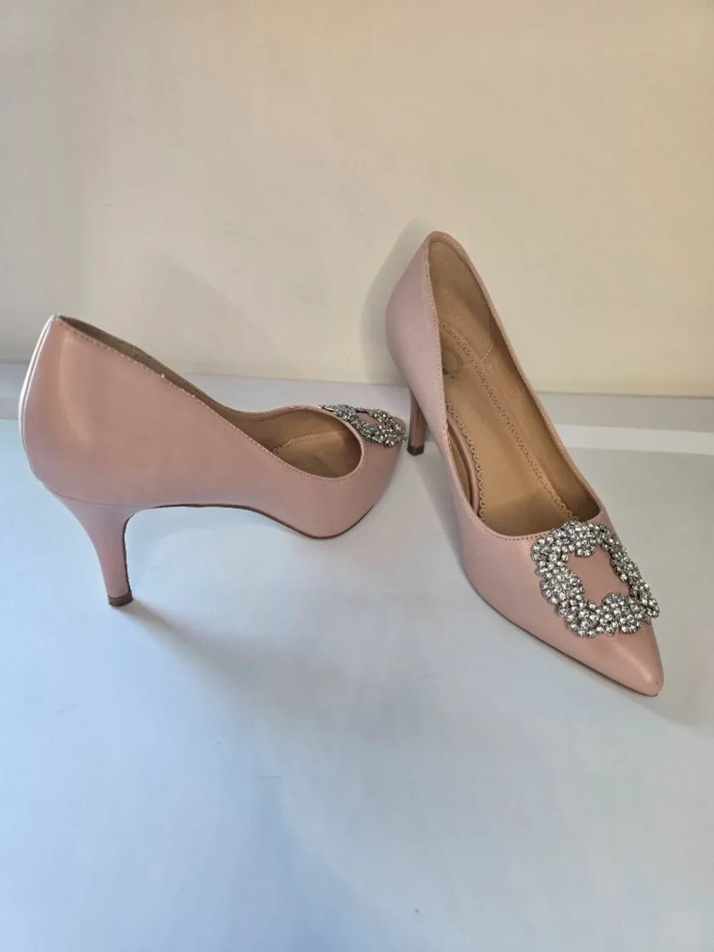 Journee Collection Izzie Pump - Jewel Buckle Pumps - Light Pink - Picture 6 of 9
